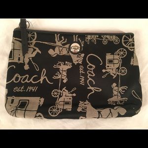 Black Coach accessory bag